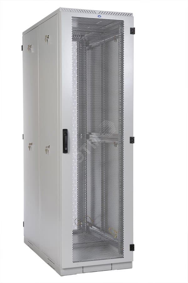 Шкаф серверный напольный 42U (800х1000) дверь перфорированная 2 шт