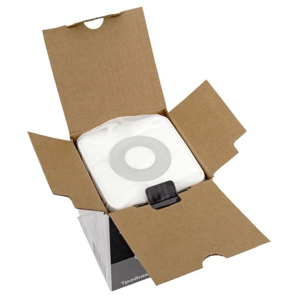 Удлинитель Куб 2 гнезда 2USB 2,4А+Type C + Ночник 1,3 метра 1мм2