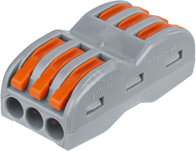 Клемма монтажная NTC-R-3x3-6-50 (50 шт/упак)