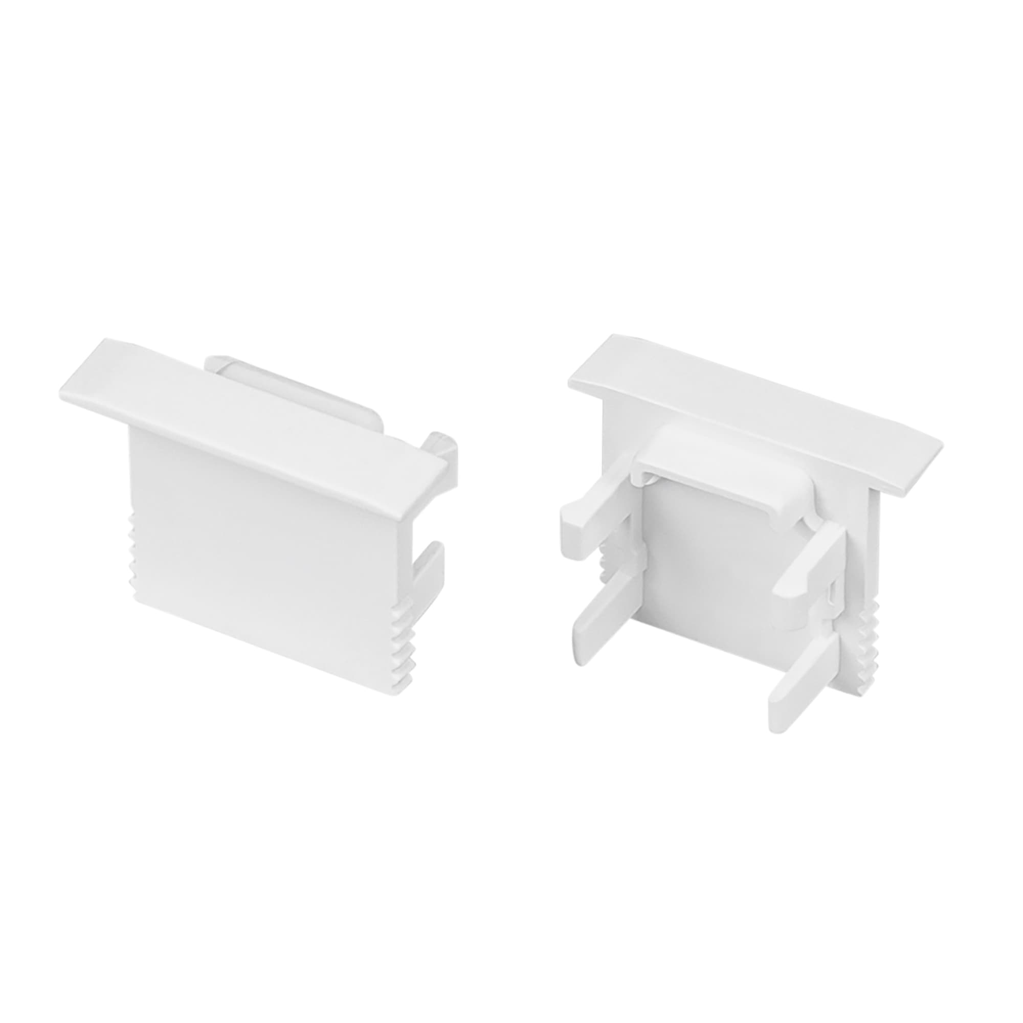 Заглушка SL-MINI-15-F WHITE глухая ( Пластик)