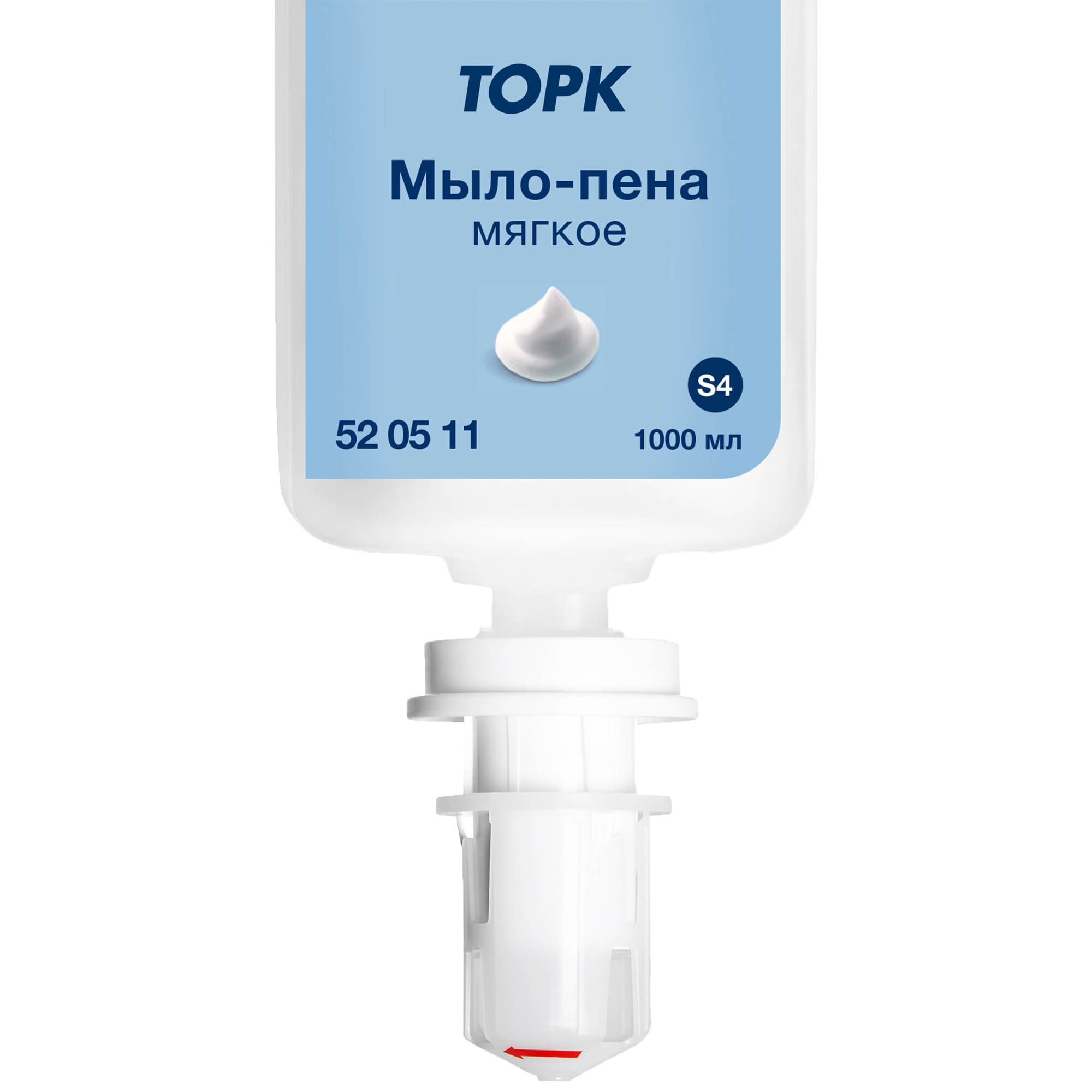 Жидкое мягкое мыло-пена Торк Advanced, 1 л., S4