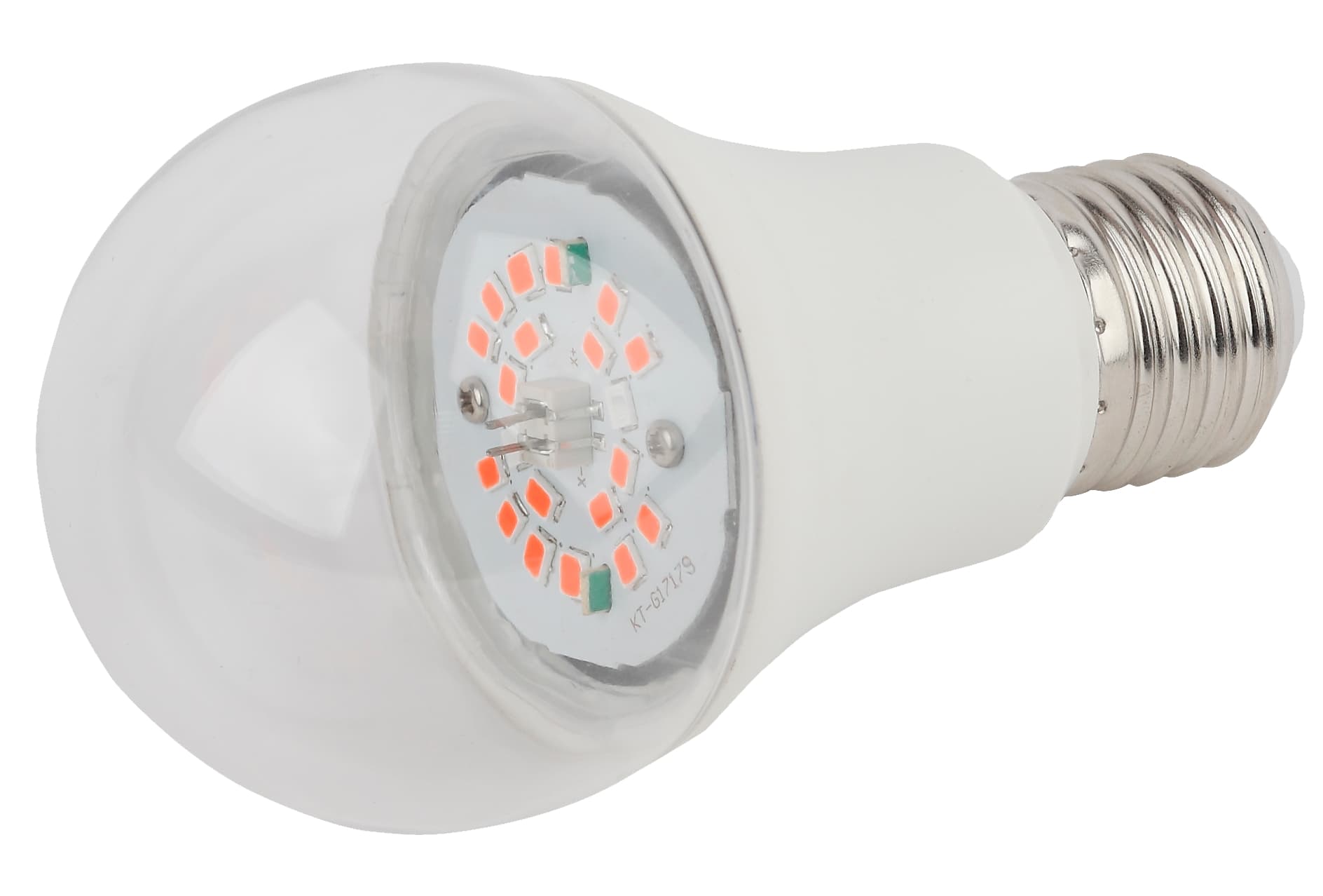 Лампа светодиодная лампа для рассады тип А60, 14 Вт, 220-240V FITO-12W-RB-E27-K