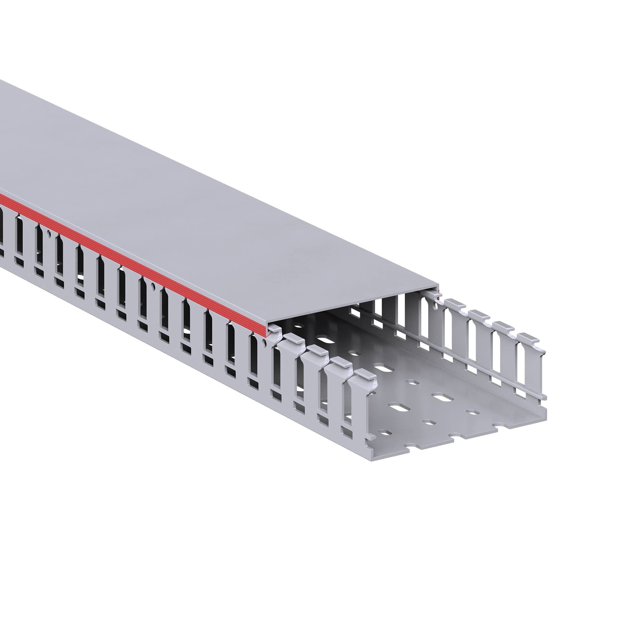 Короб перфорированный RL12 100x40 серый QUADRO