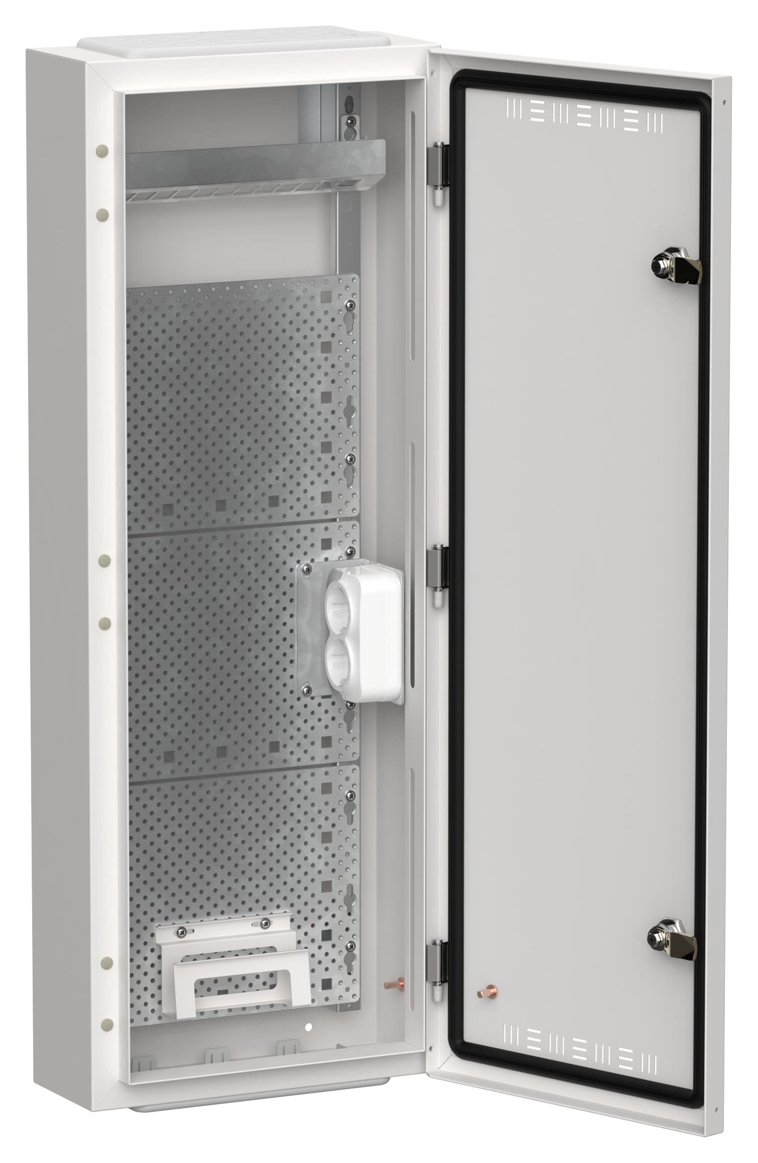 TITAN 5 Корпус мультимедиа ЩРн-60 (1х60) 835х310х140мм IP30 белый IEK