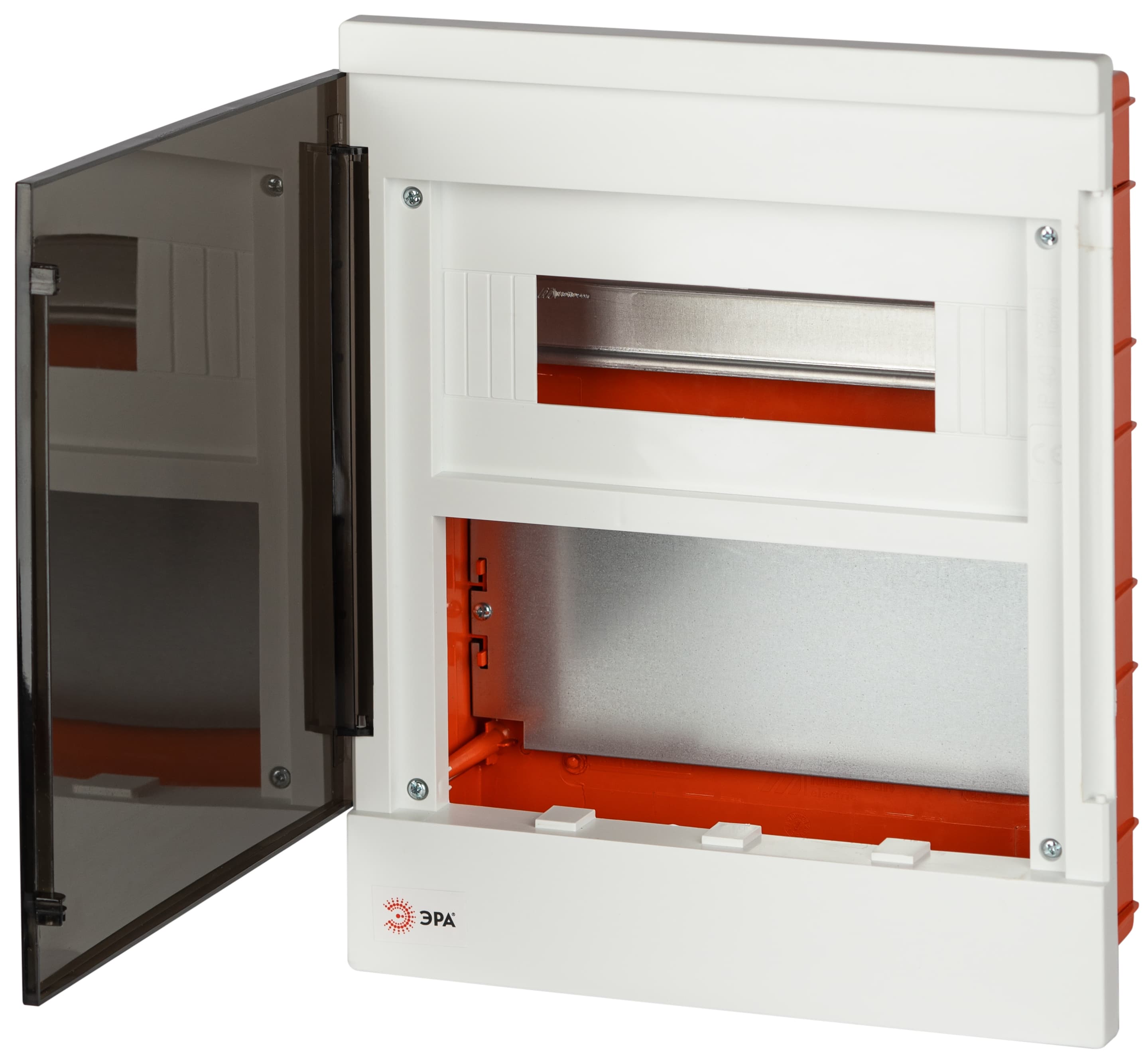 Щит распределительный со слаботочным отсеком ЭРА MultiBox bs-12f встраиваемый пластиковый 12 модулей IP40