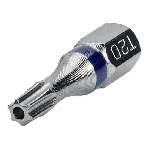 Бита с профилем TORX Hole (торкс - шестилучевая звезда c отверстием) TX20, длина 25 мм, хвостовик С6,3 мм, торсионная (3 шт)