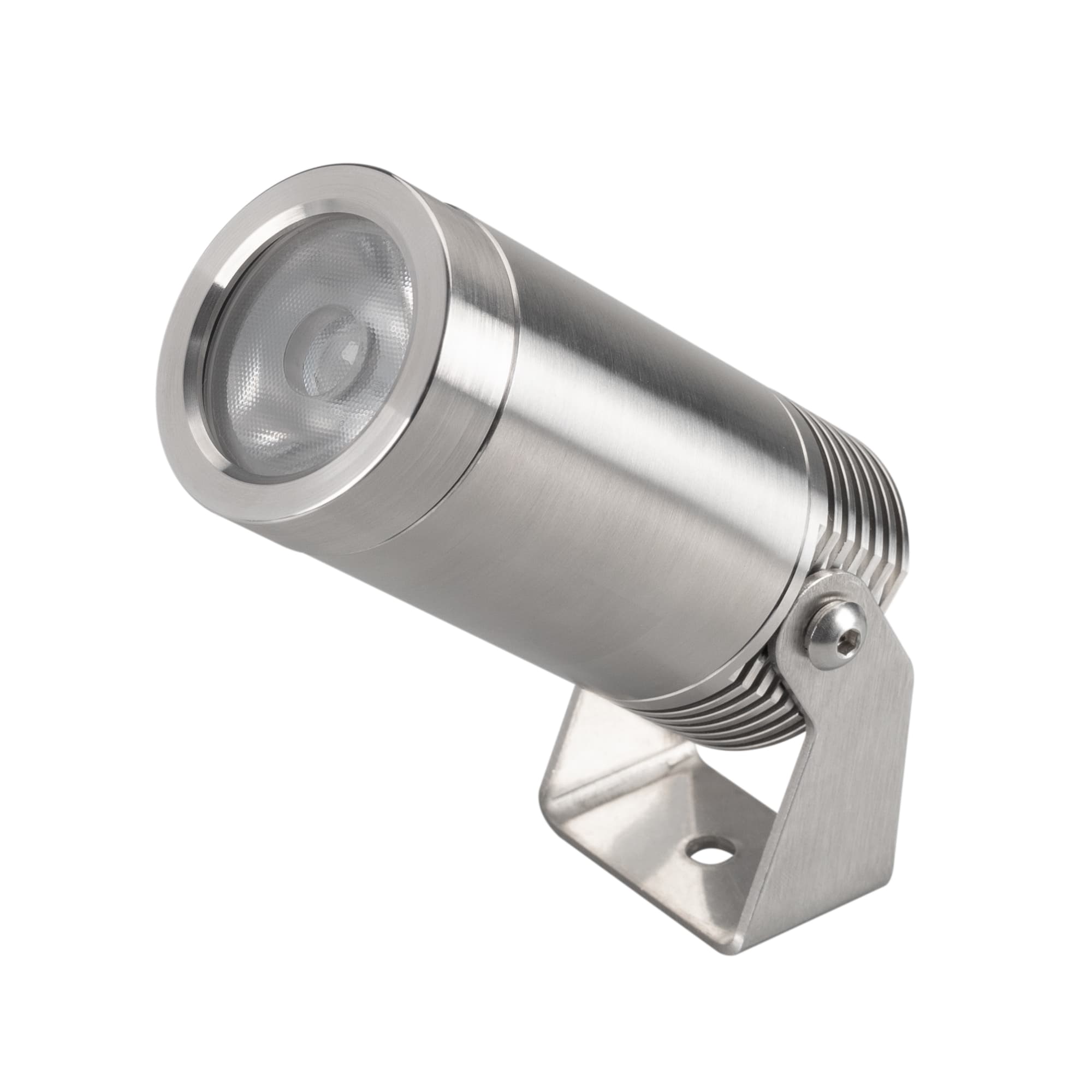 Светильник KT-WATER-R44-8W Warm3000 (SL, 24 deg, 12V) (IP68 Металл, 3 года)