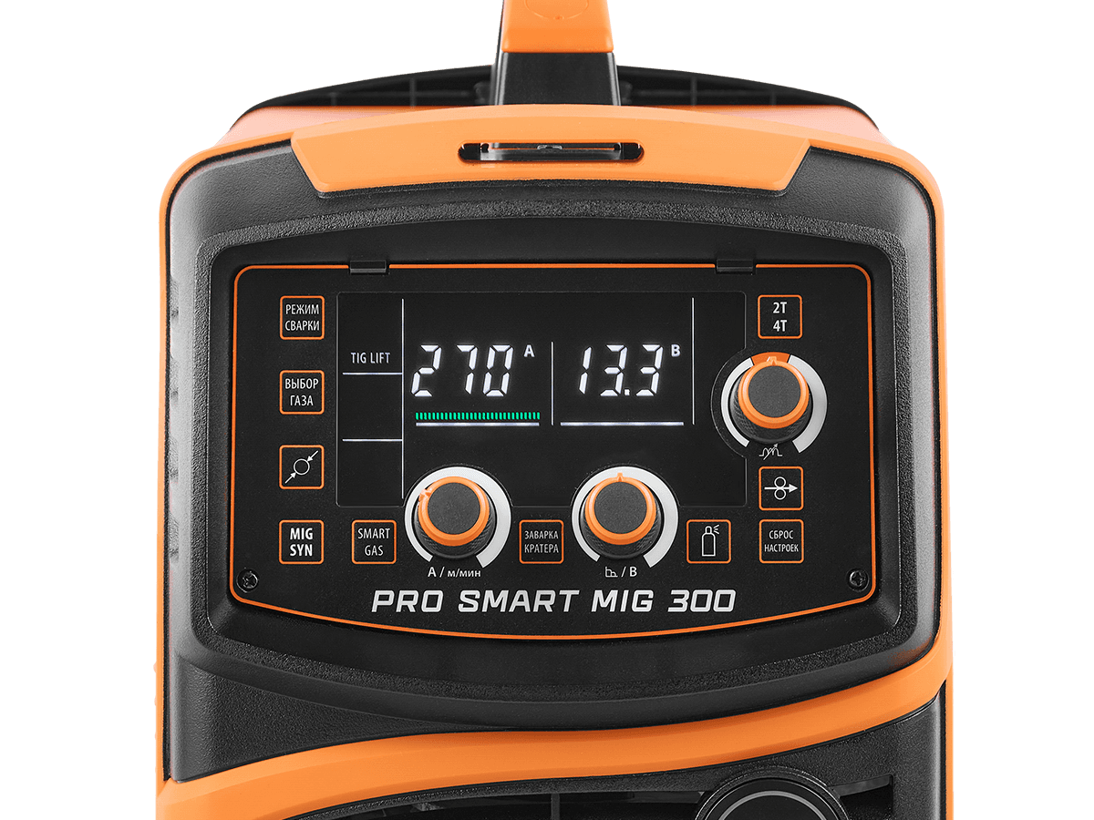 Инвертор сварочный MIG 300 PRO SMART (N253S) НАКС РФ