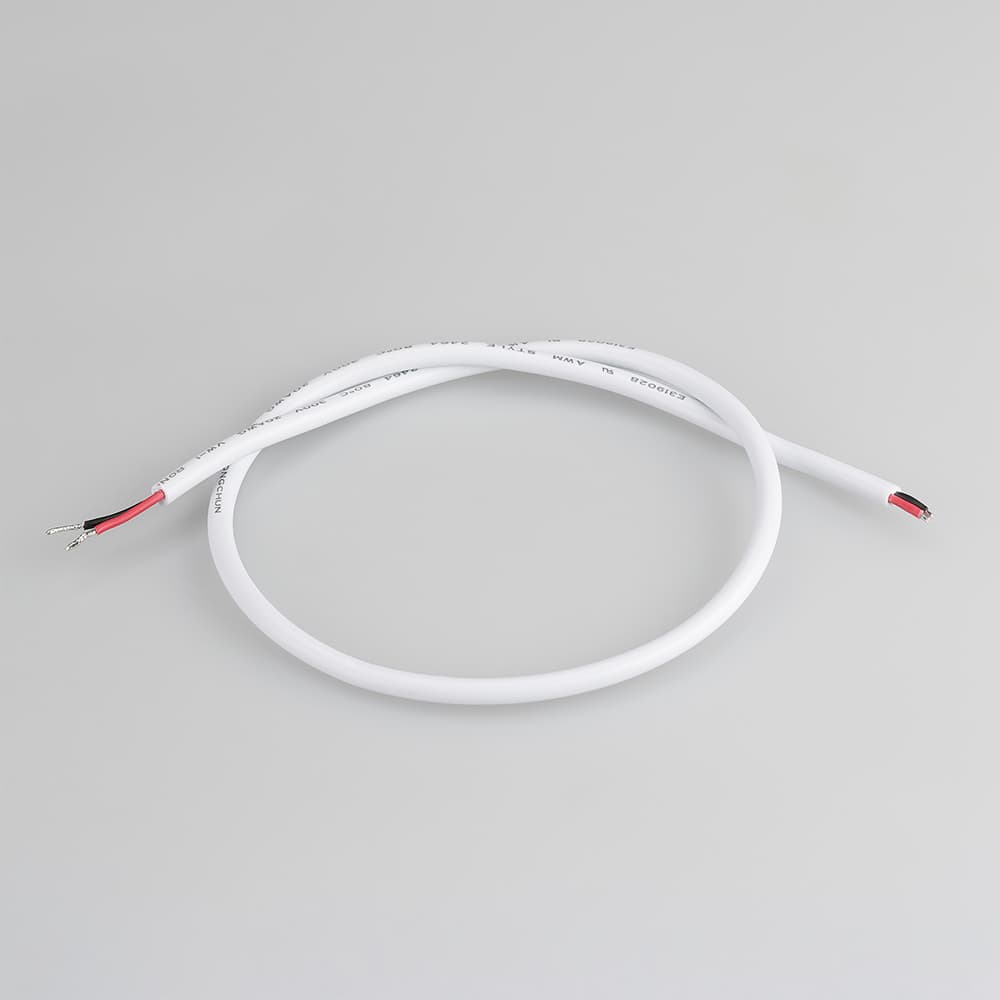 Провод питания ARL-MOONLIGHT-20AWG-2W-D4.5-CU-500 White ARL, закрытый