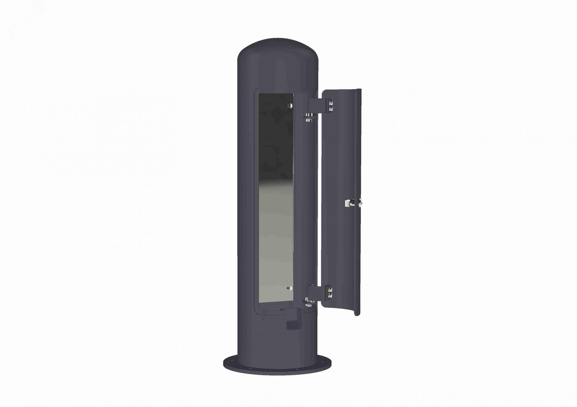 Пост питания антивандальный Alpenbox, оцинкованный, порошковая окраска, RAL7016, 1100x273 мм