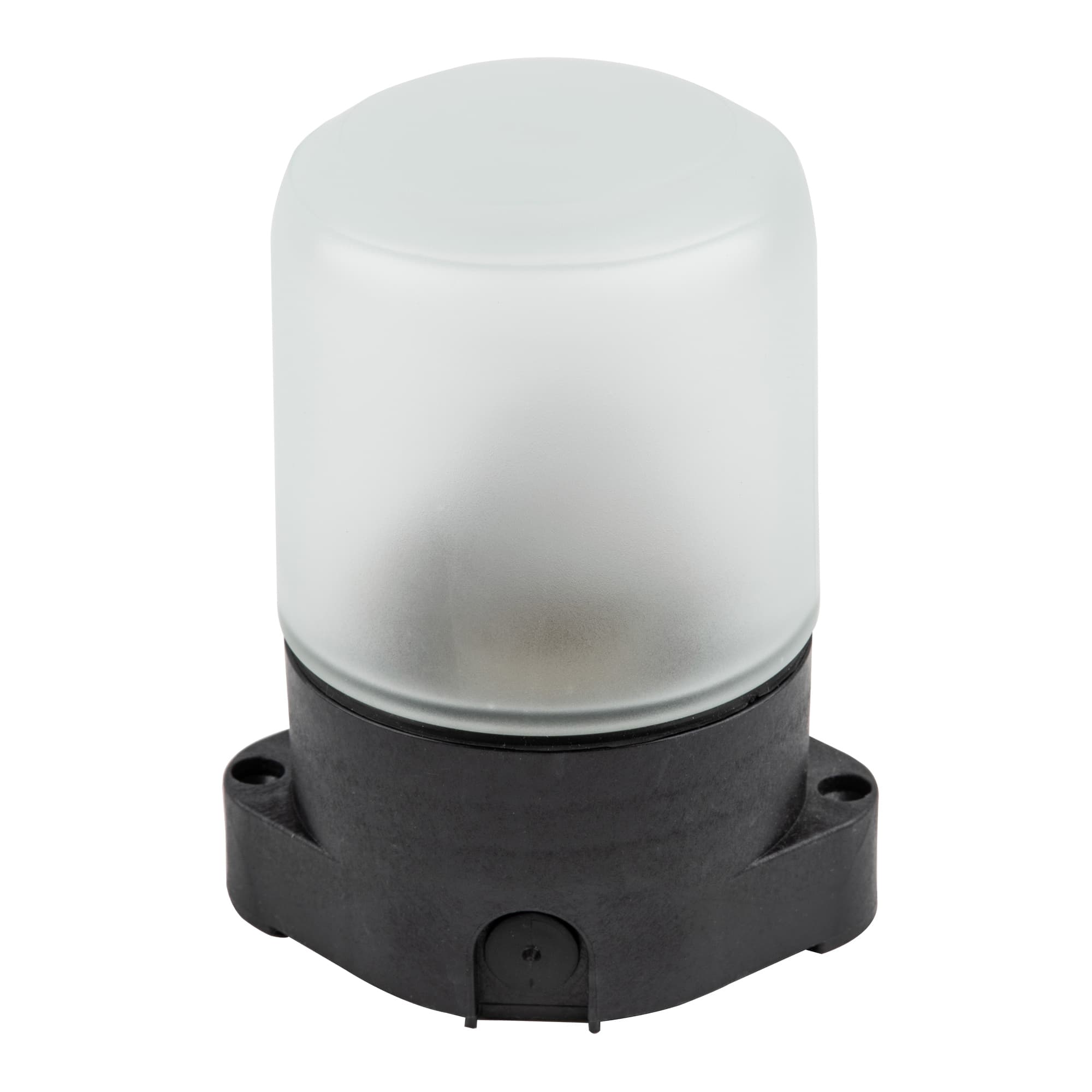 Светильник UWL-K01R 60W/E27 IP65 BLACK влагозащищенный под лампу Е27, для бань и саун, до +125°С. Цвет корпуса черный. ТМ Uniel