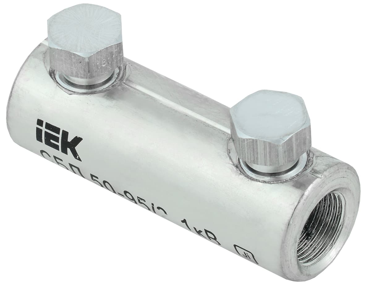 Соединитель болтовой луженый СБЛ 50-95/2 1кВ