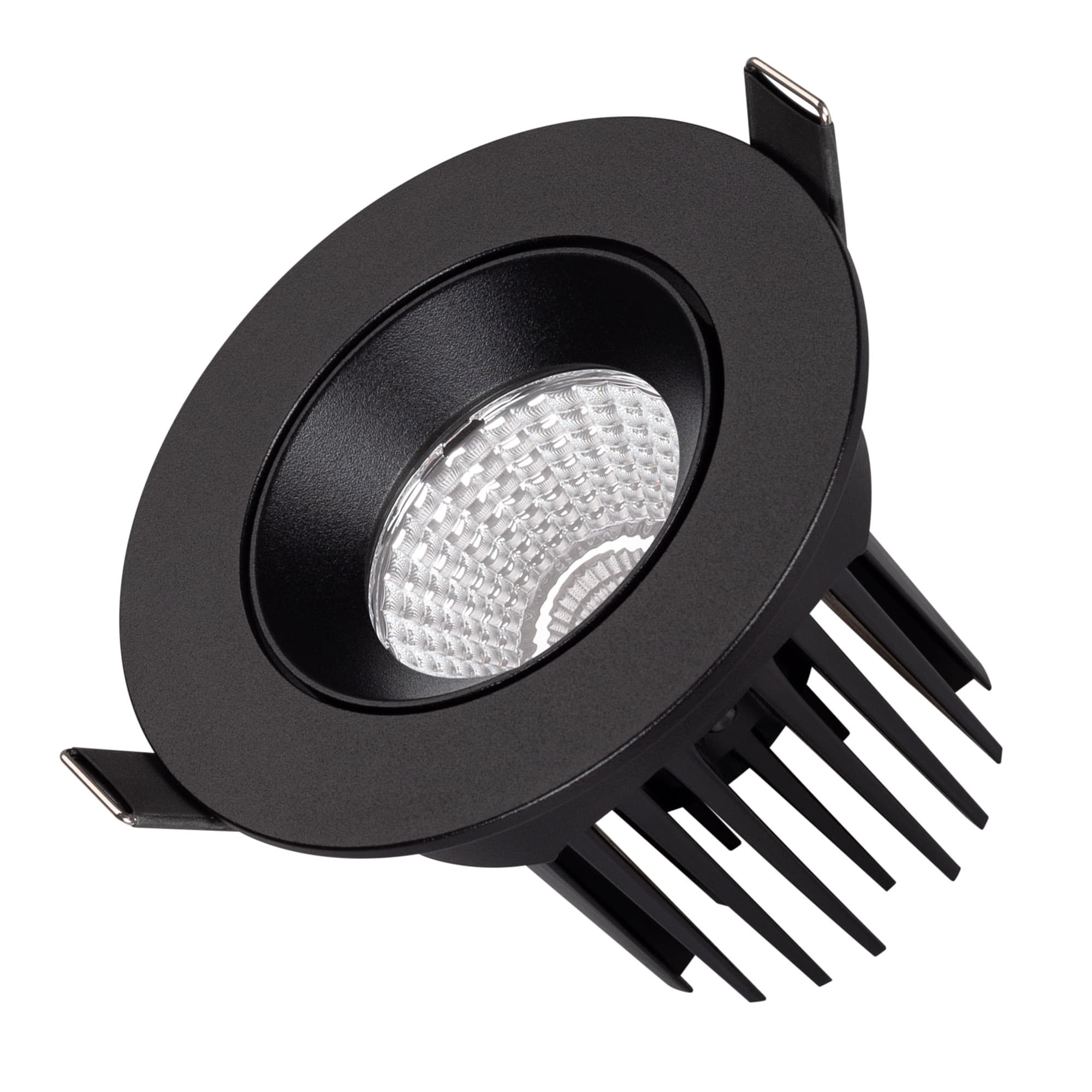Светильник MS-ATOLL-BUILT-TURN-R94-10W Warm3000 BK 60 deg 230V IP54 металл 5 лет