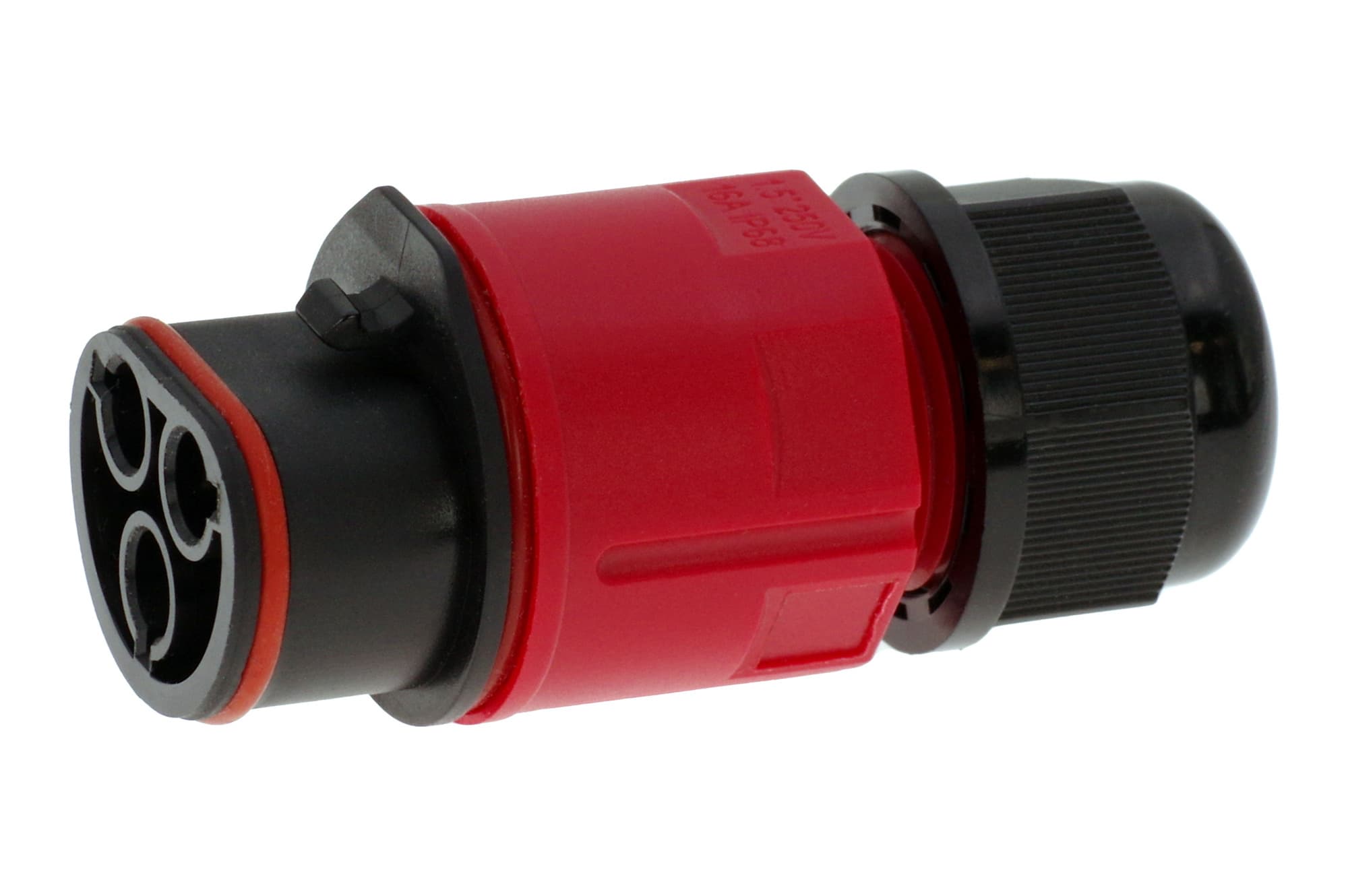 Вилка кабельная 16A/250V/1P+N+E/IP68/D6-12 мм, безвинтовые контакты (реализуется с ответной частью CAWP33-F)