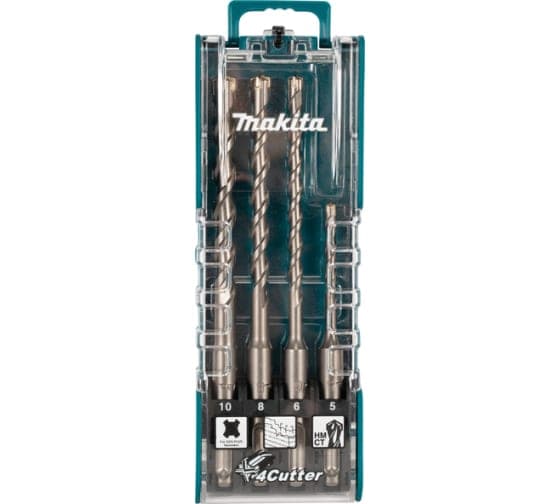 Буры SDS-plus 4Cutter набор 4 шт (5, 6, 8, 10 мм)