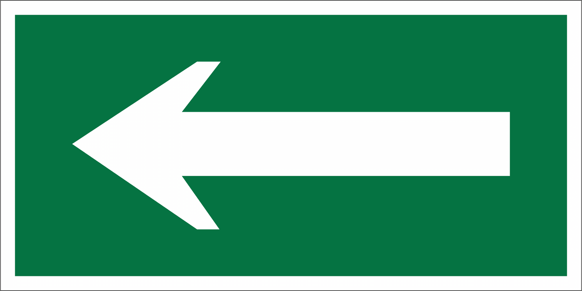 Знак безопасности NPU-2714.N01''Движение к выезду''
