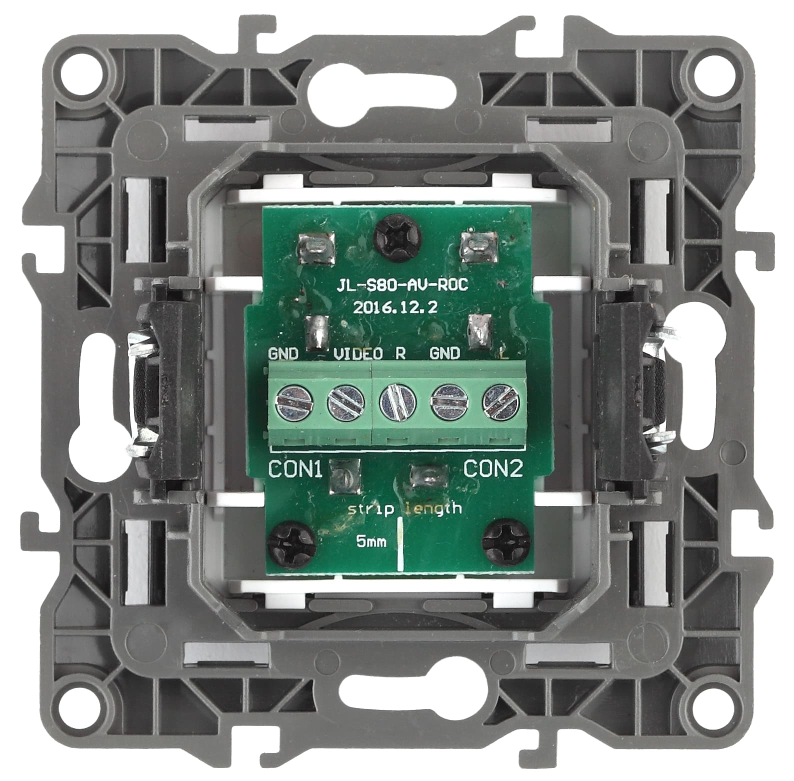 Розетка RCA, Эра12, слоновая кость, 12-3113-02