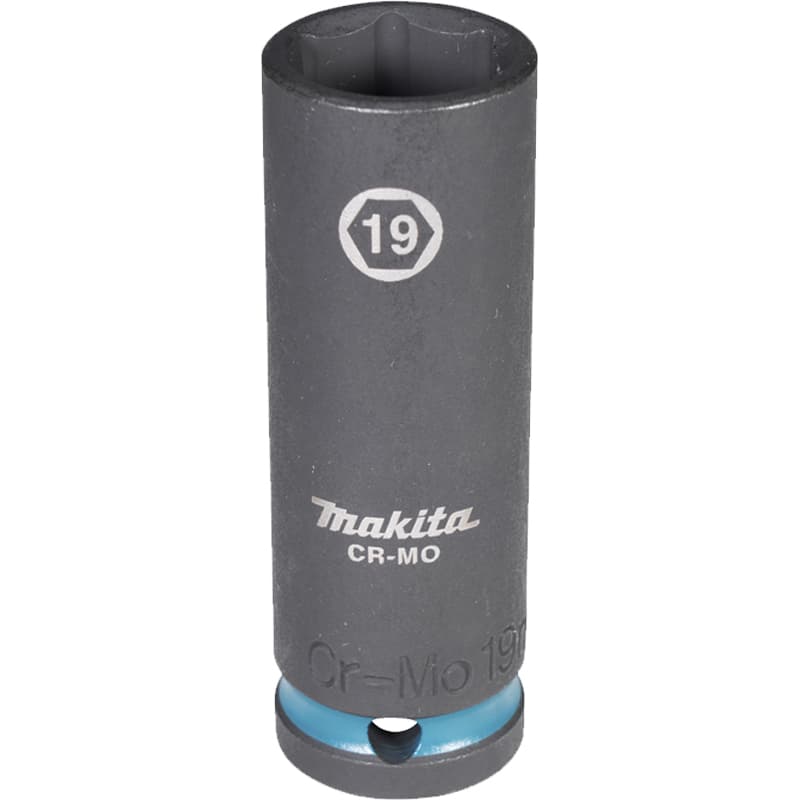 Головка торцовая ударная удлиненная Impact Black 1/2'' 19x81,5 мм