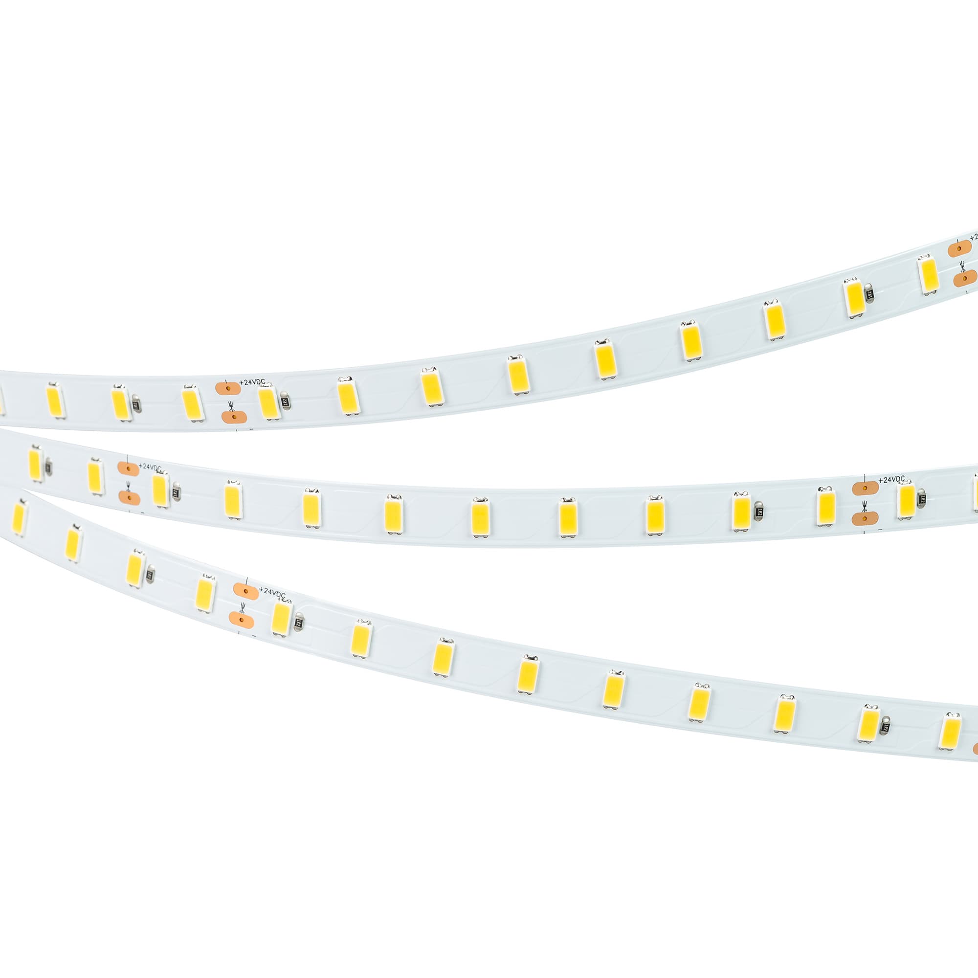 Лента светодиодная 7,2 Вт/м 24В IP20 3500K 72LED/м ULTRA-C72-10mm SMD 5630 5 м