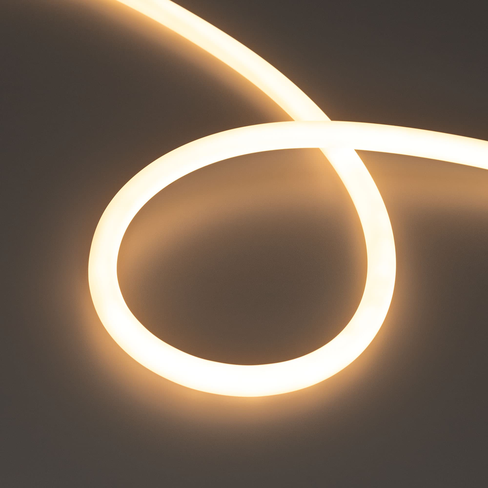 Лента герметичная MOONLIGHT-TOP-M560-D13mm 24V Warm2700 360deg 8.6 W/m, IP65, 5m, wire x1, вывод кабеля прямой