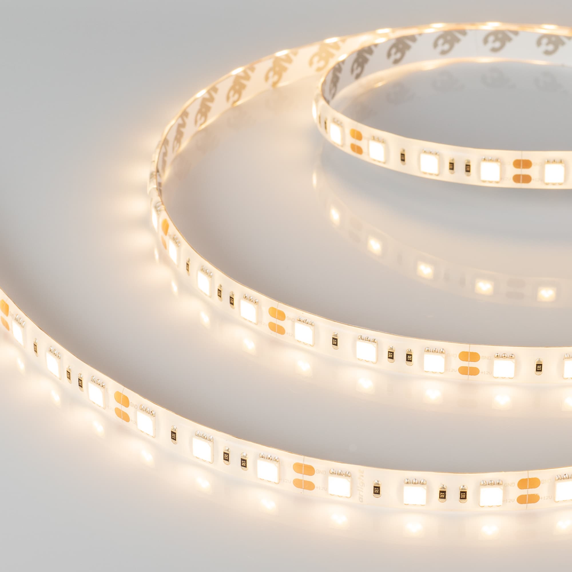 Лента светодиодная 14,4 Вт/м 12В IP65 3000K 60LED/м RT/RTW-B60-10-13mm SMD 5060 5 м