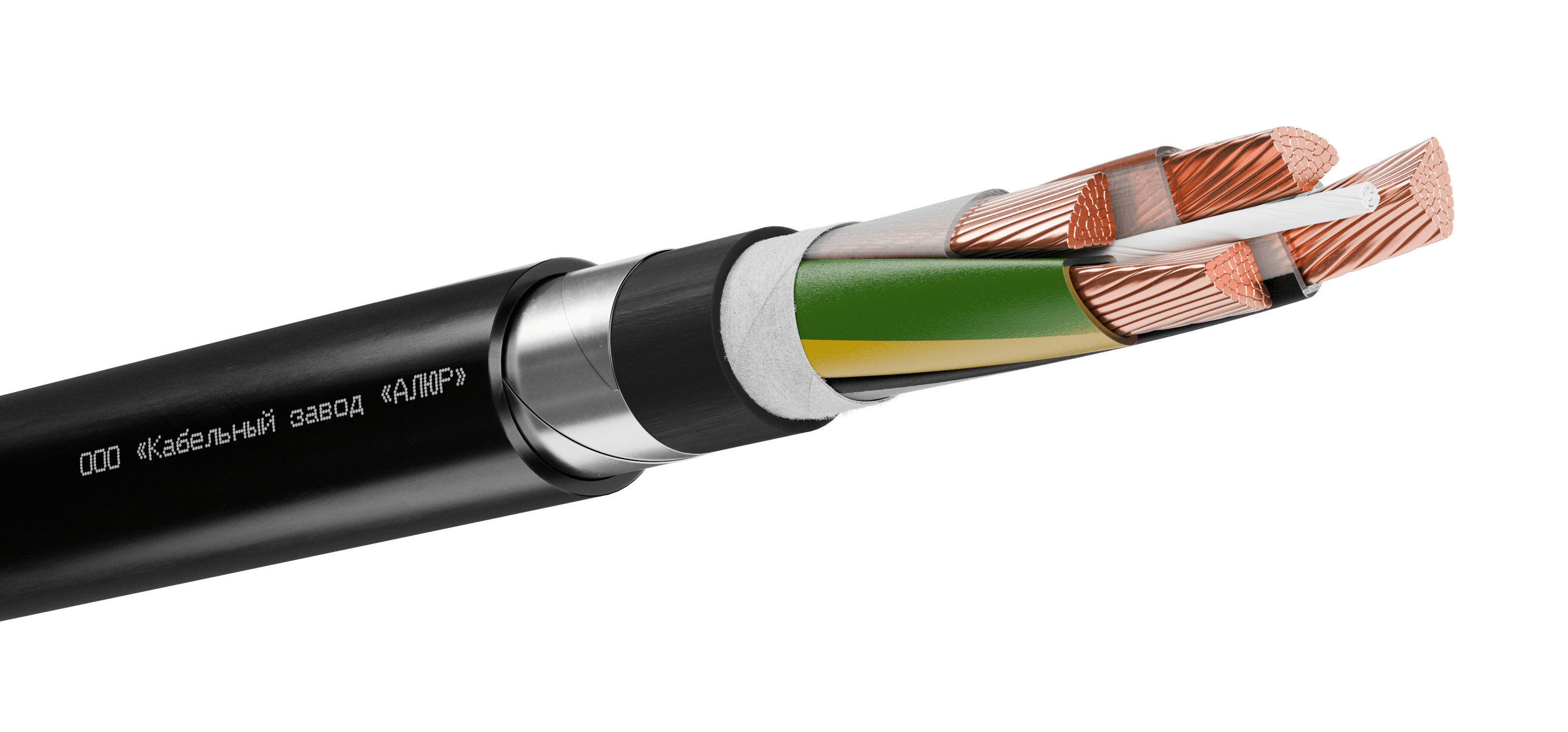 Кабель силовой ПвБШп(г) 4х185 мс(PE)-1 Ч, бар