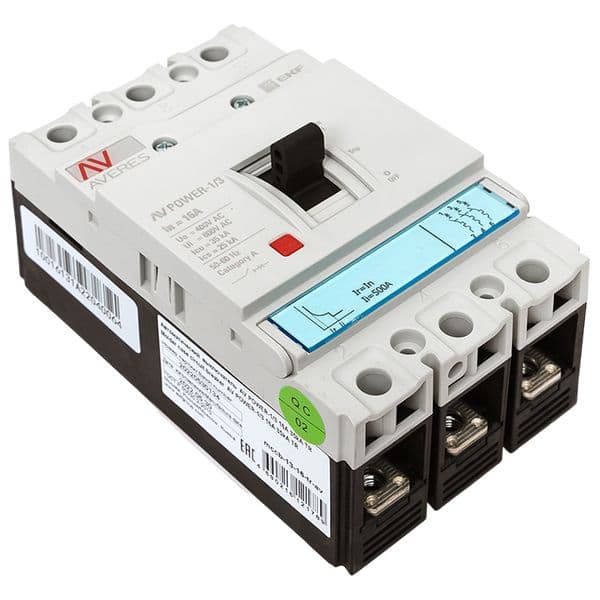 Выключатель автоматический AV POWER-1/3 16А 35кА TR