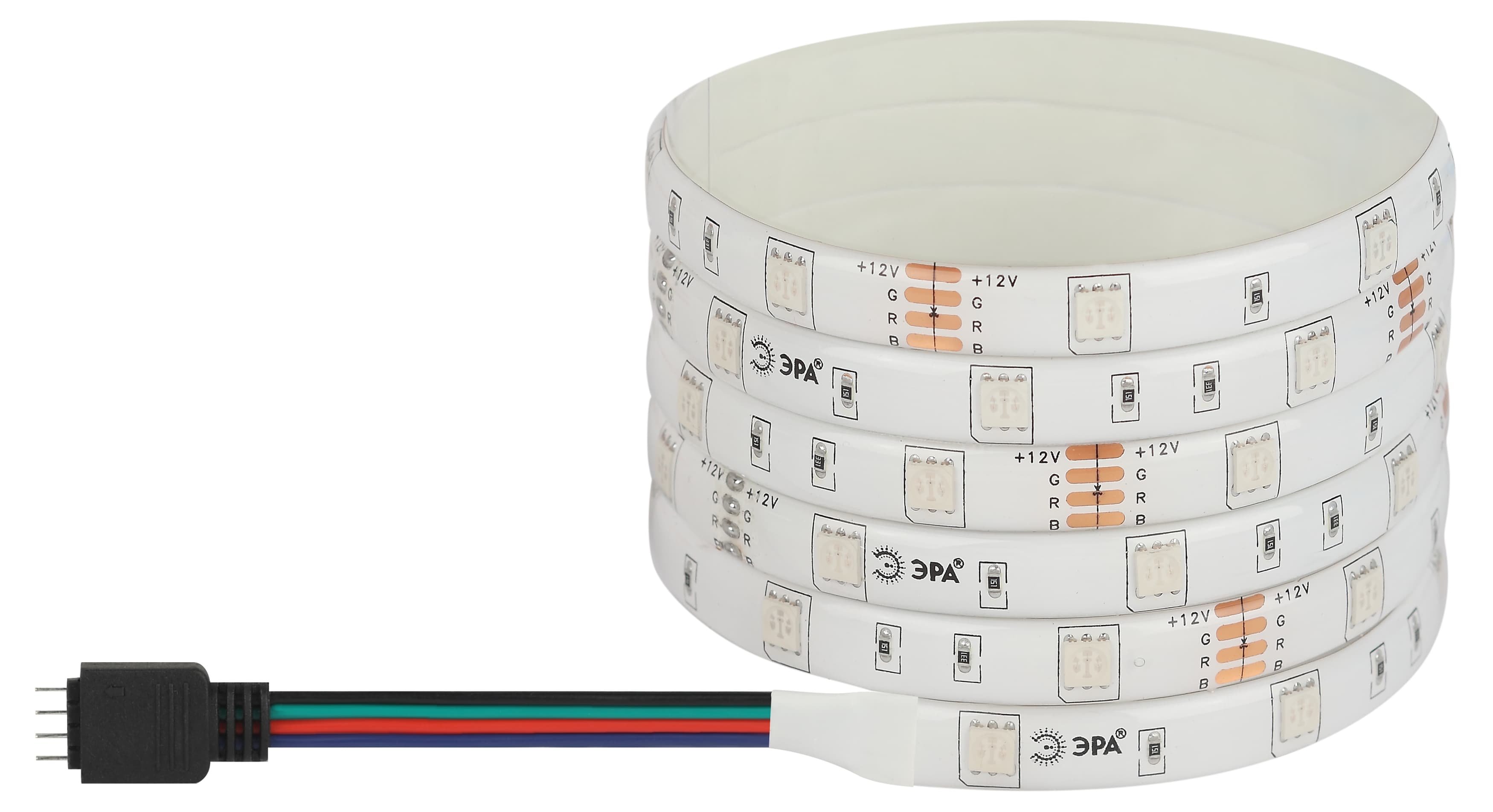Лента светодиодная 7,2Вт/м 12В RGB IP65 30LED/м LS5050-7,2-30-12-RGB-IP65-1 year-5m