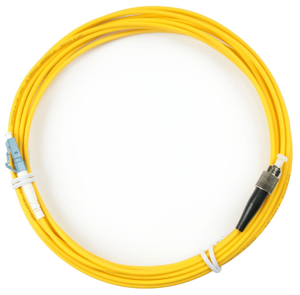 Патч-корд оптический simplex 7м LC-FC 9/125 sm LSZH
