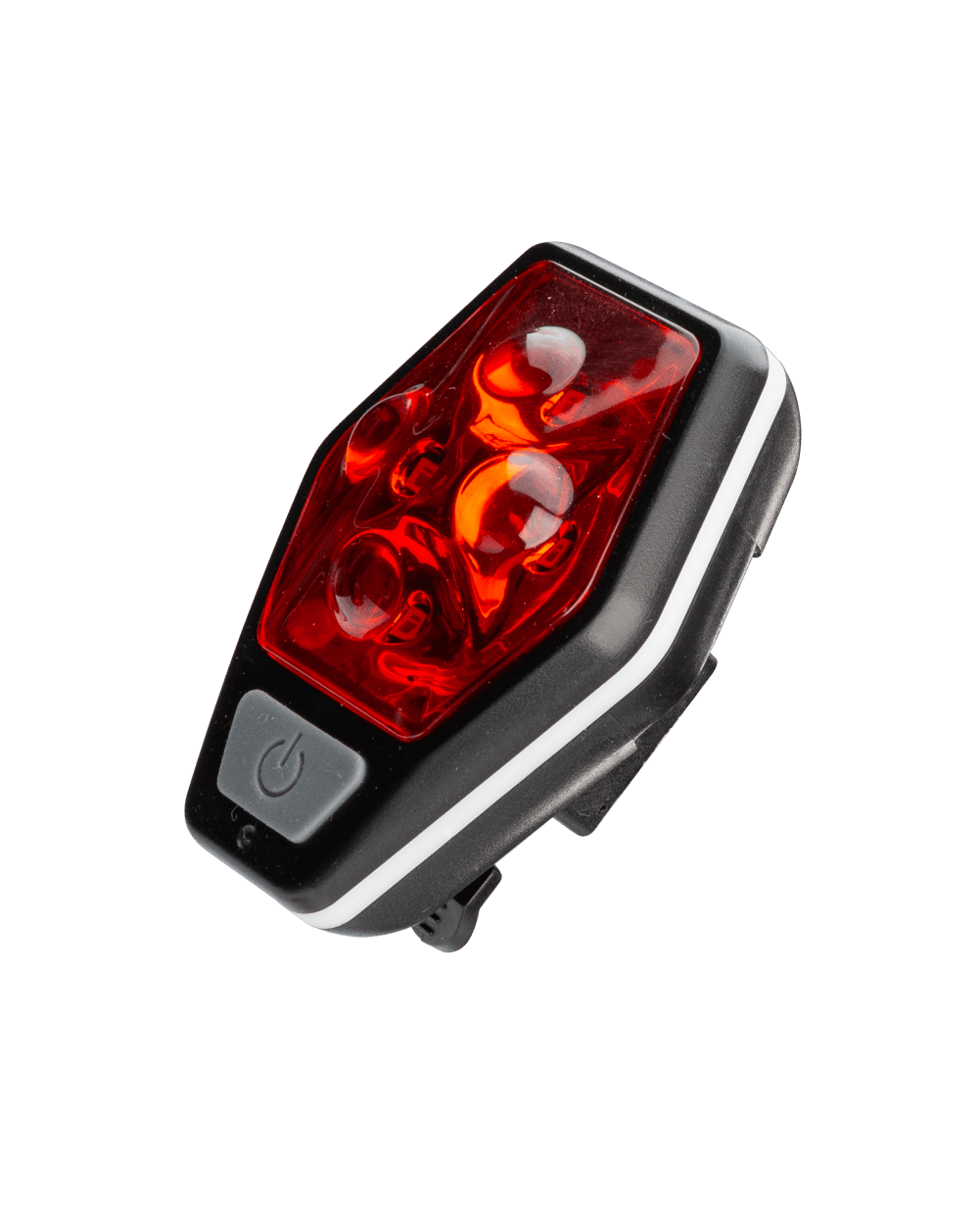 Фонарь велосипедный задний 4RED LED/2xAAA/ABS-пл/держатель-крепление/зажим на корпусе, КОСМОС