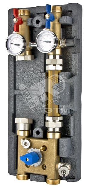 Группа насосная для систем VARIMIX 1'1/4 - 4W-KV4 с байпасом и четырехходовым клапаном