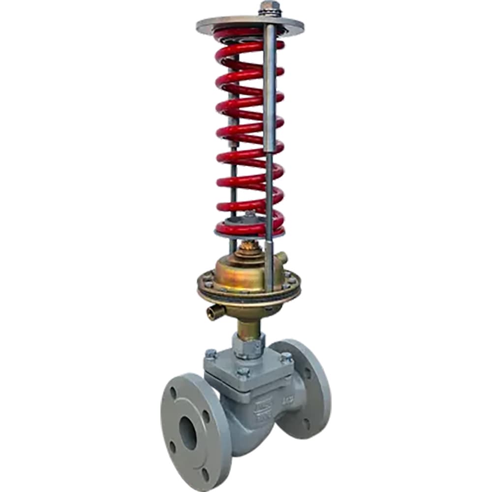 Регулятор давления до себя РДДС-СЧ25-M-MA-F-NC Ду40 Ру16 Kv10 фланцевый, уплотнение металл, корпус чугун СЧ25, с мембранным приводом, диапазон настройки 0.1-0.6МПа
