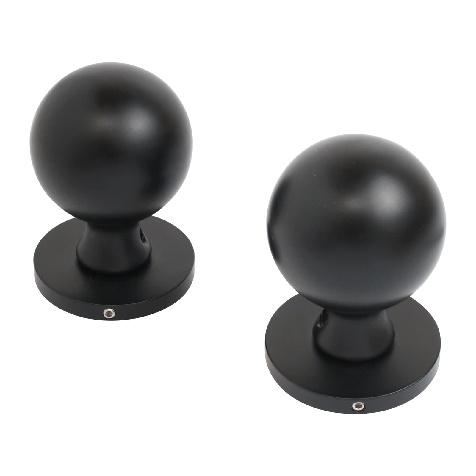 "Комплект ручек ALLUR ART COLLECTION ""SFERA"" BL (59150) матовый черный"