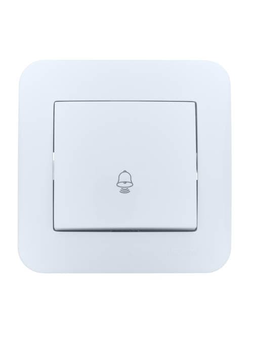 ASTI Кнопка звонка, 10 А, белый Lezard 7081-0202-103