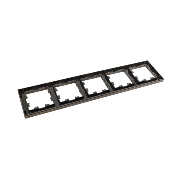Рамка 5-местная мокко.  пластик Эпика EKF