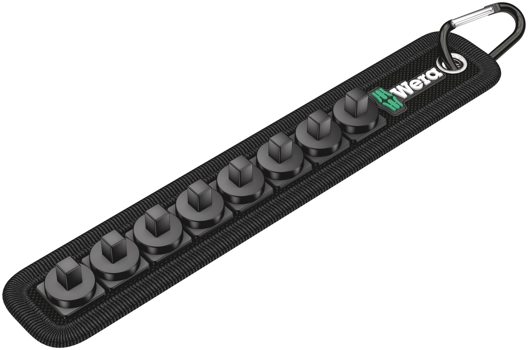 Пояс матерчатый Belt A 0/8 на 8 торцевых головок DR 1/4 пустой комплектация: 1x Пояс A (матерчатый) на 8 инструментов неукомплектованный 39X220 мм 1x Набор полосок на липучках 30 200X30 мм