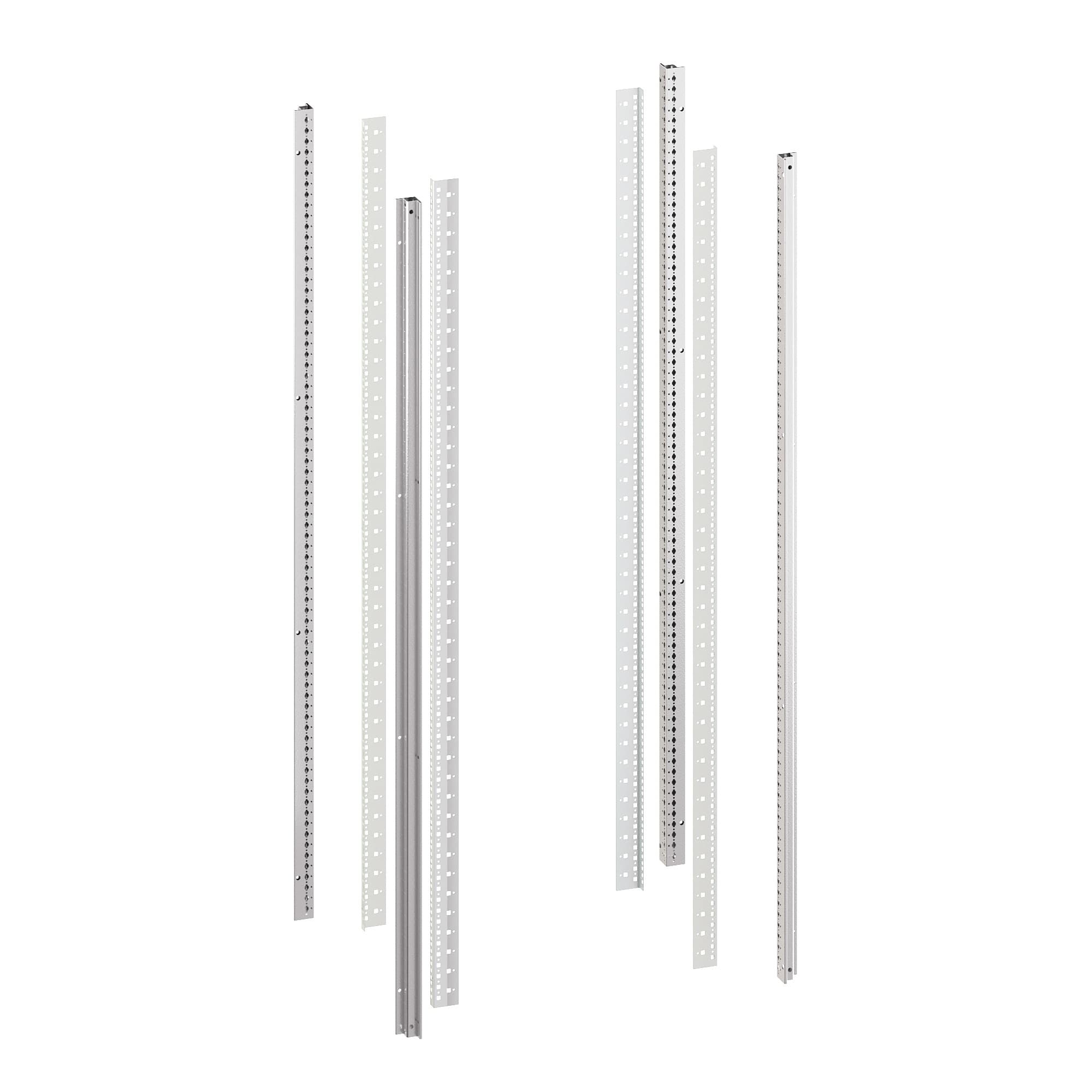Стойки вертикальные комплект для 42U IT-CQE RAL7035