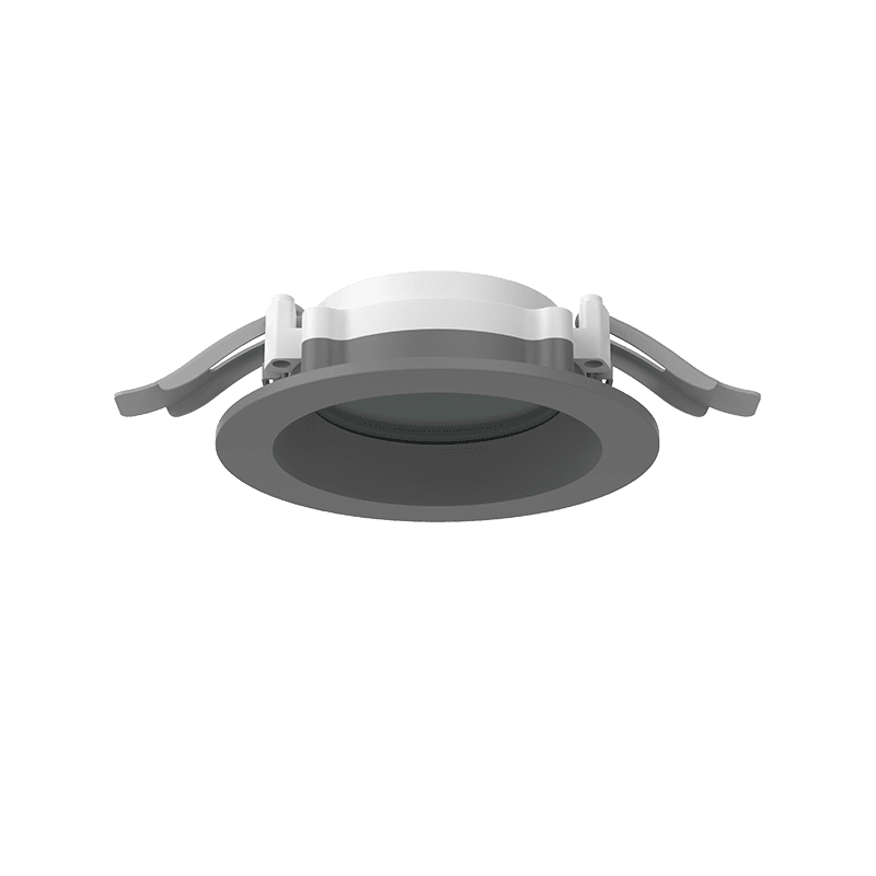 Светильник светодиодный DL-01 Pro 100 мм 13 Вт 3000 К CRI90 120х49 мм IP65/40 RAL7045 серый муар с защитным силикатным стеклом DALI