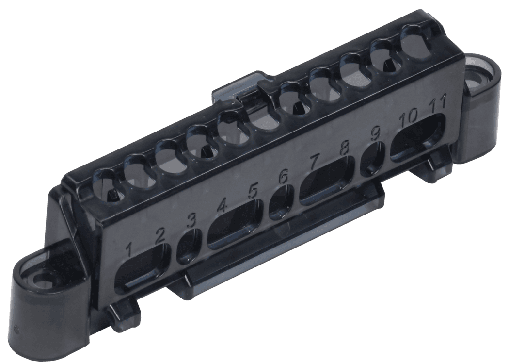 Суппорт для шин в корпус (ширина 6 модулей) TEKFOR