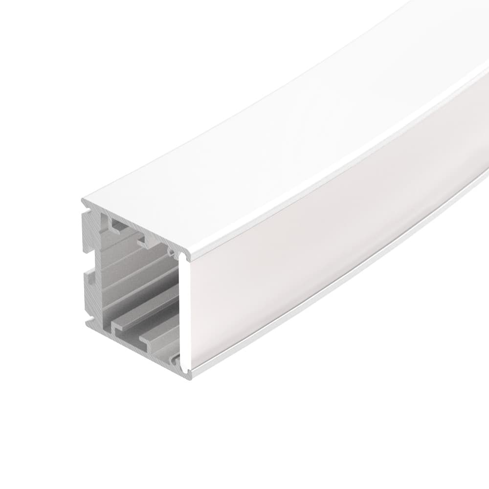 Профиль SL-ARC-3535-D320-W90 WHITE (260мм, дуга 1 из 4) (Алюминий)
