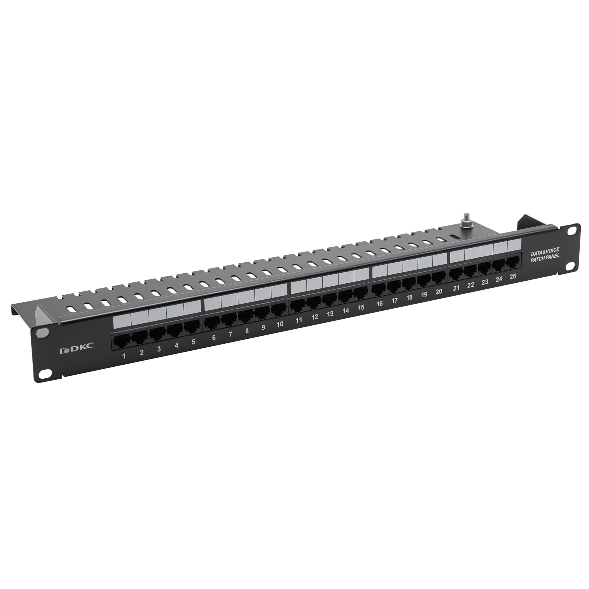 Патч-панель телефонная 19'.1U.CAT3. 25 портов RJ45