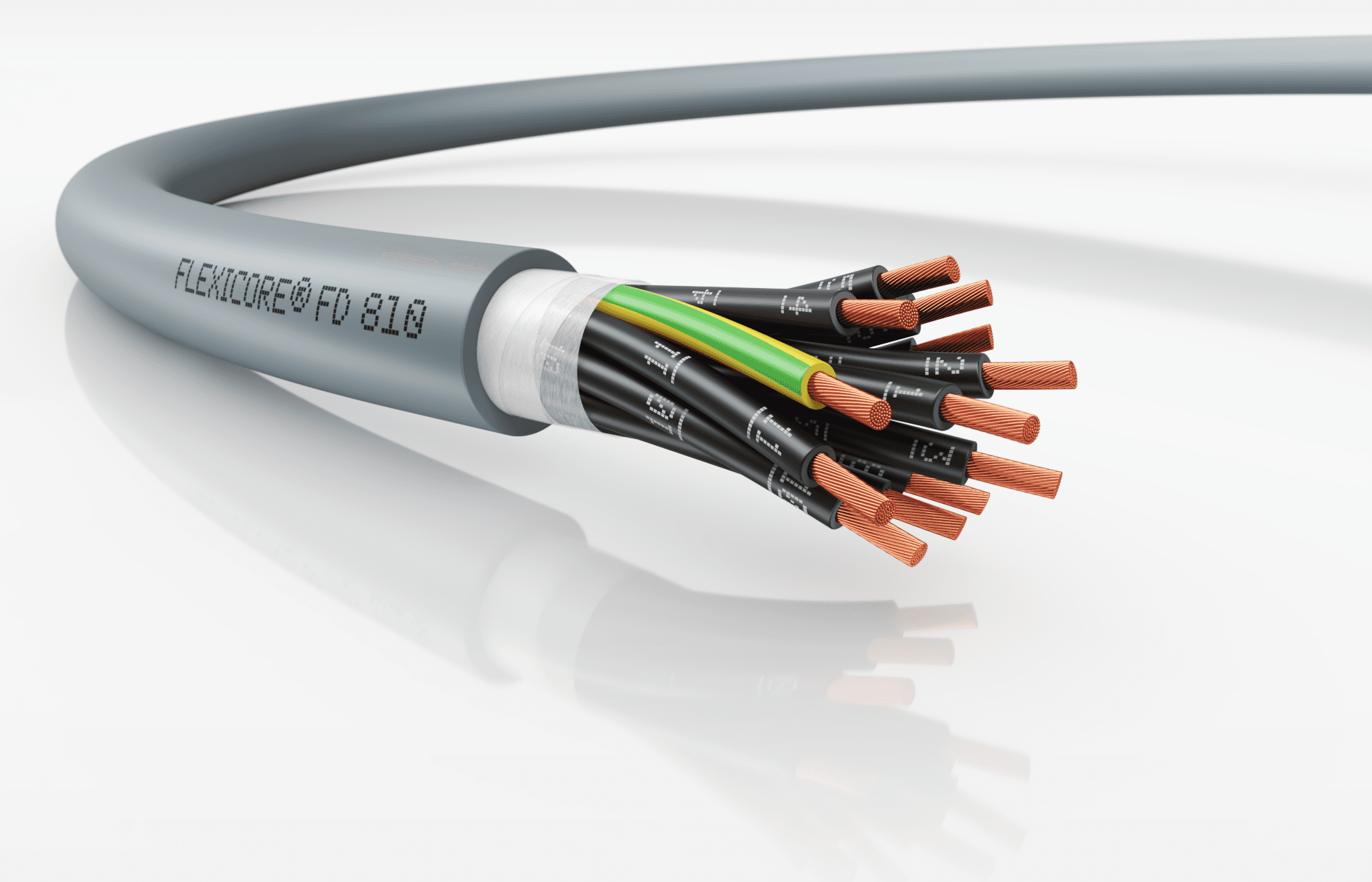 Кабель особогибкий FLEXICORE FD 810 0,6/1 кВ 18G1,5