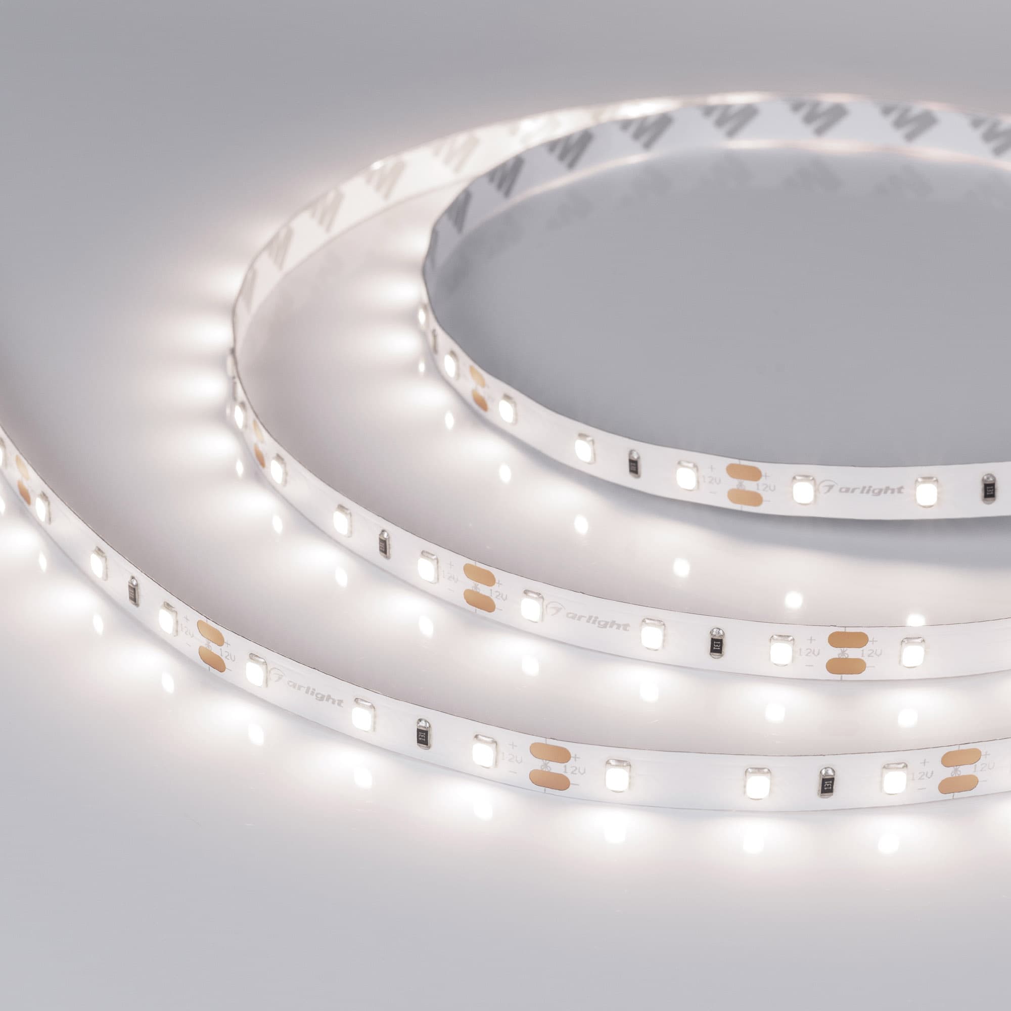 Лента светодиодная 7,2 Вт/м 12В IP20 4000K 60LED/м RT-A60-8mm CRI98 SMD 2835 5 м