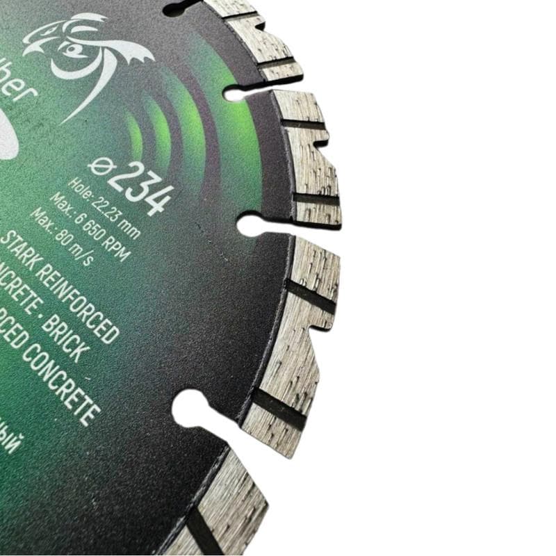 Диск алмазный отрезной 1A1RSS 234х2.4х10х22.23 мм TiReX