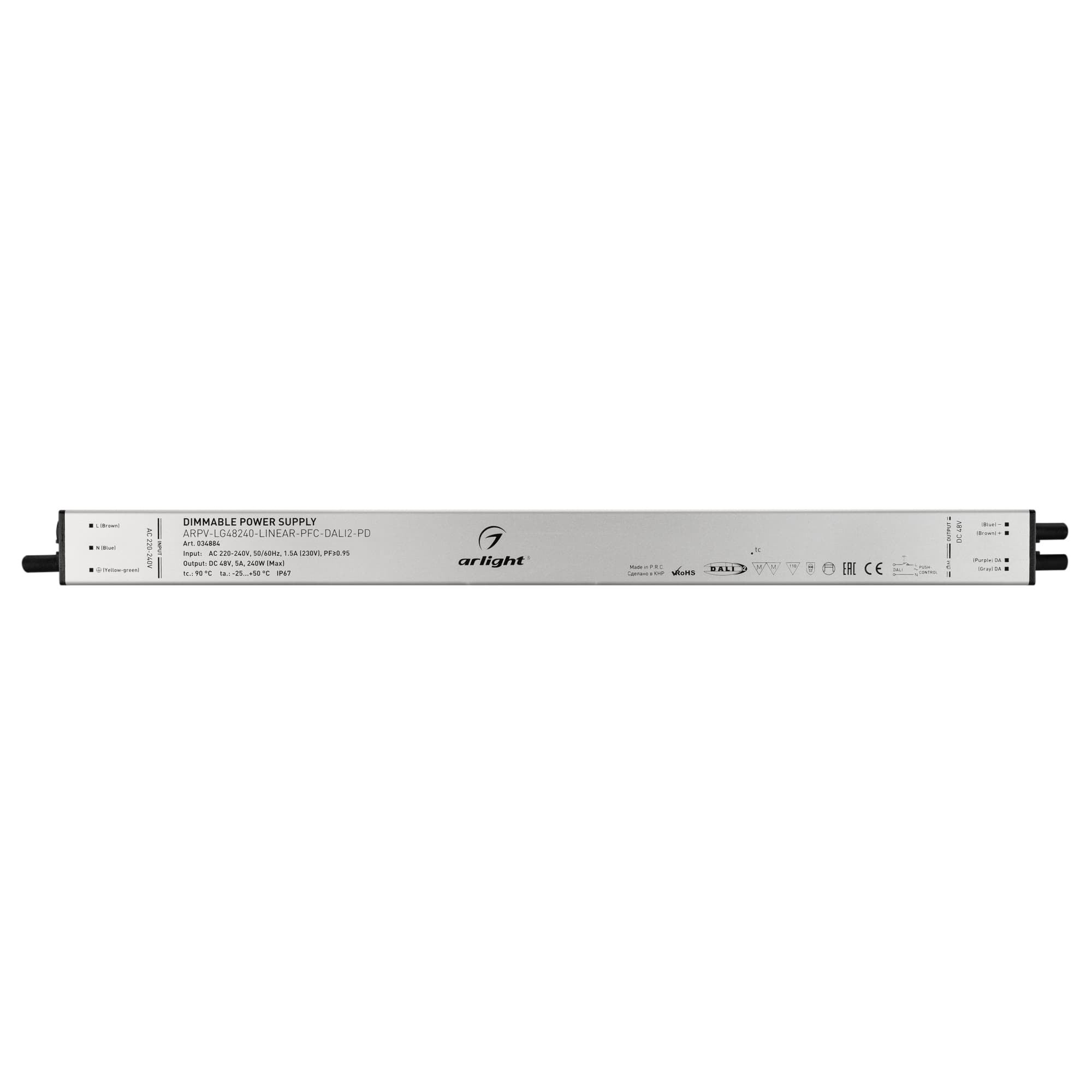 Профиль ARL-MOONLIGHT-R18-1000-TU CLEAR ARL, пластик