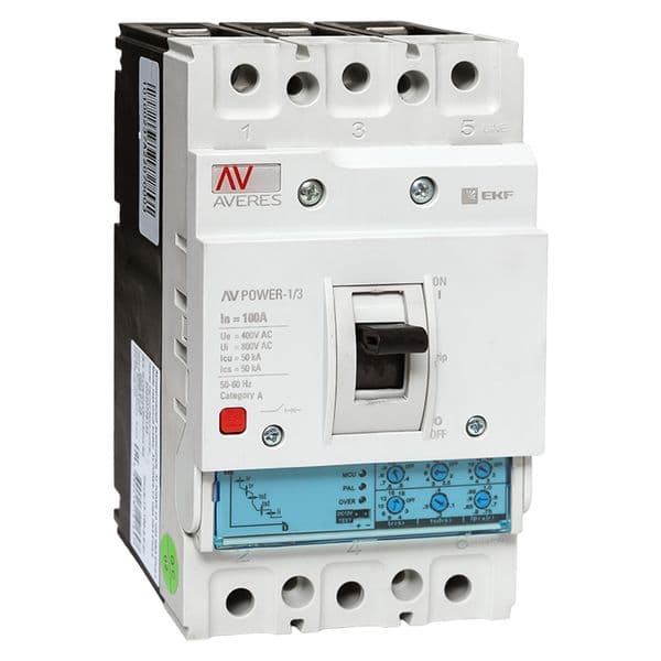 Выключатель автоматический AV POWER-1/3 100А 50кА ETU2.0