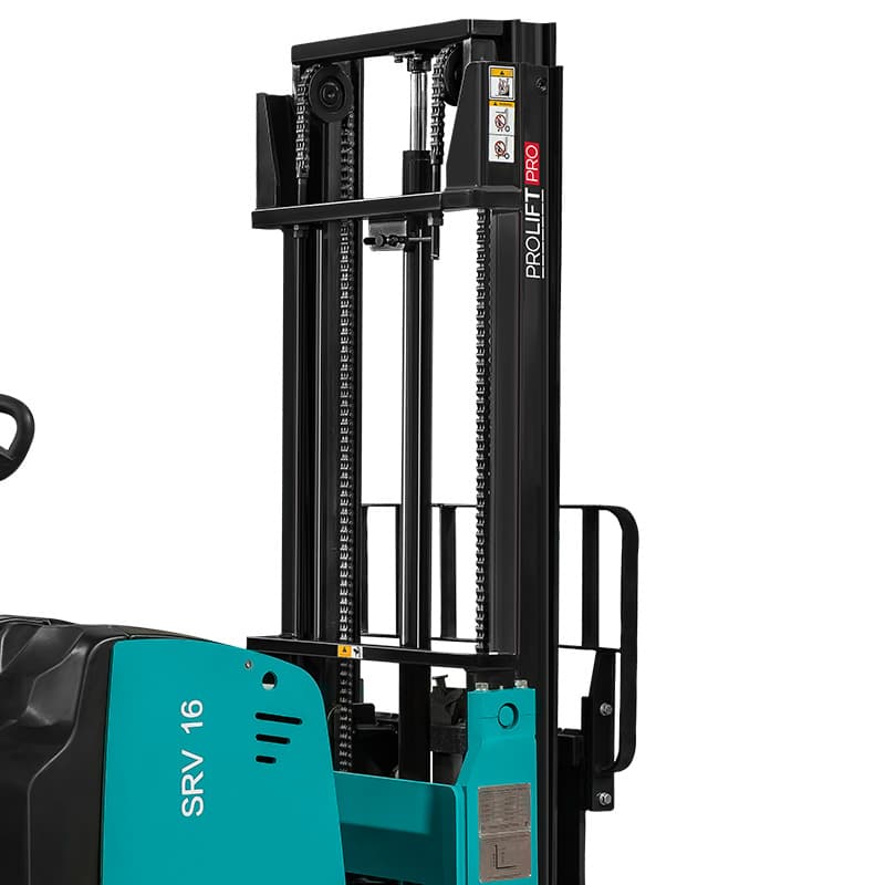 Штабелер самоходный с противовесом PROLIFT PRO , г/п 2000кг, в/п 5000 мм, колеса литой полиур