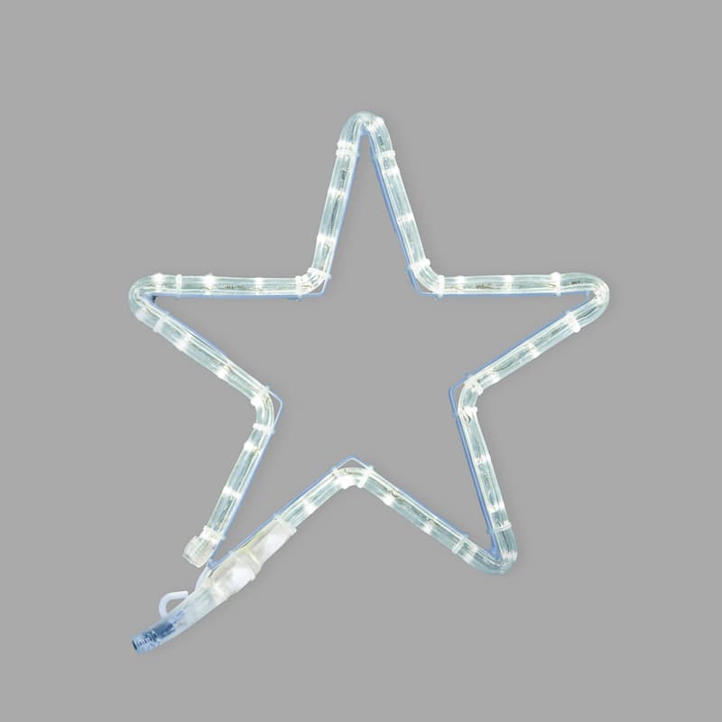 Фигура световая звездочка LED белый, размер 30x28 см