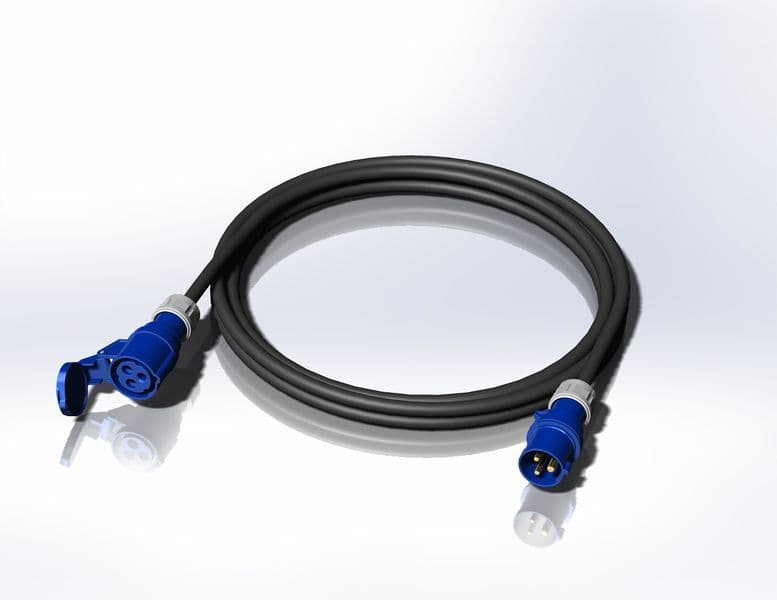 Удлинитель кабельный CEE16A/3P - CEE16A/3P IP44 XTREM H07RN-F 3G1.5 10м
