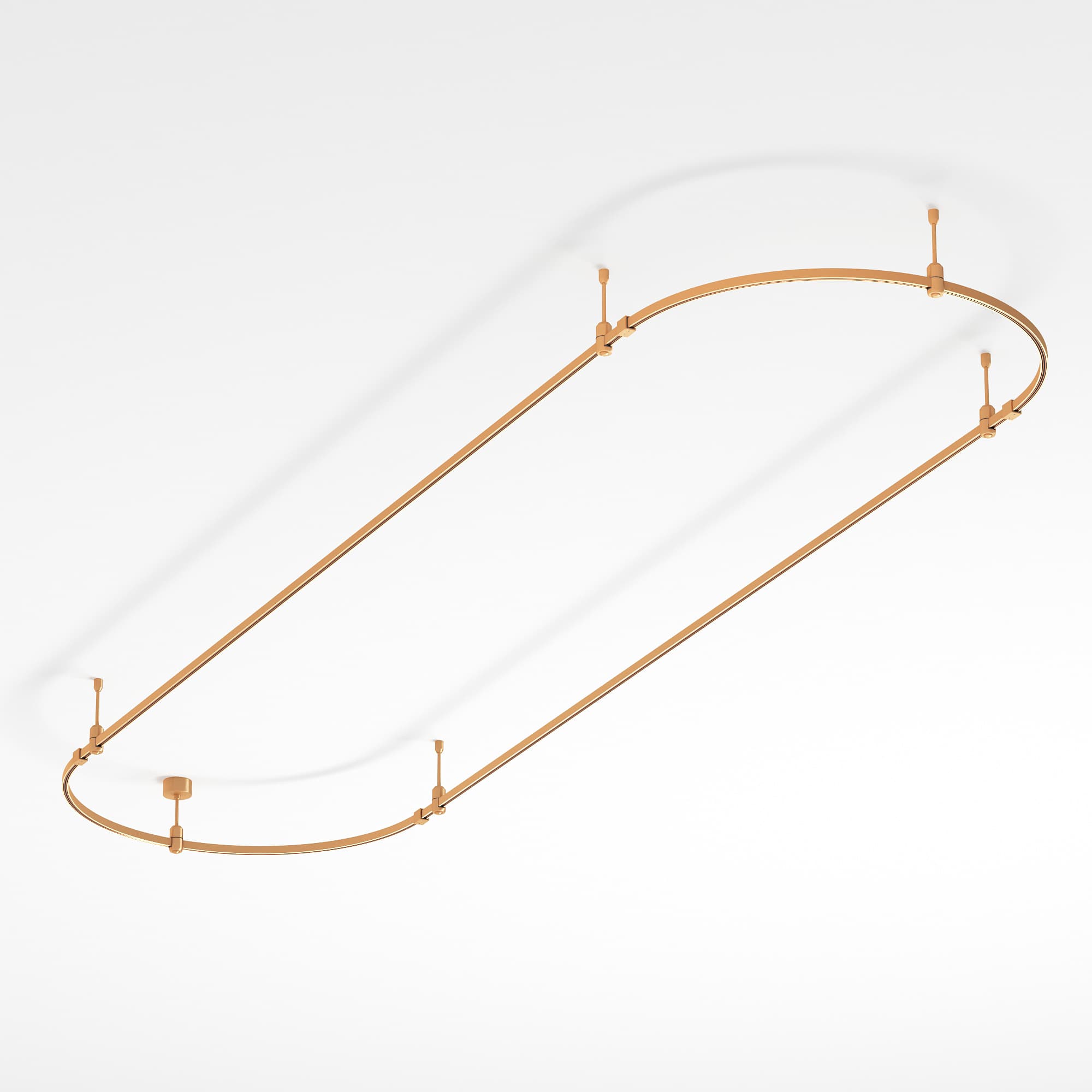 Трек ART-APRIORI-OVAL-ROD-200-3000x1000 (GD) (ARL, IP20 металл, 3 года)